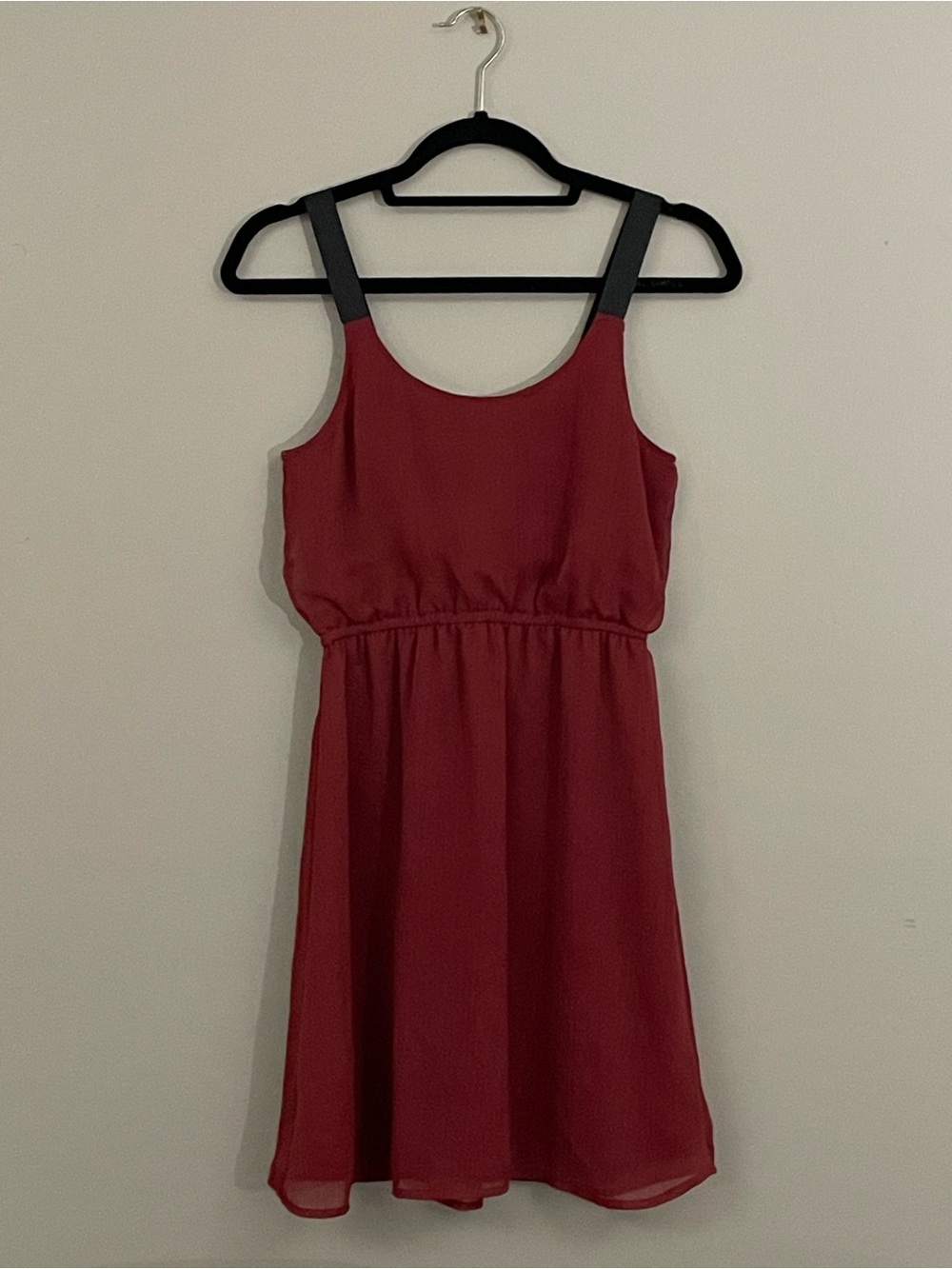 Xhilaration Red Sleeveless Scoop Neck Dress